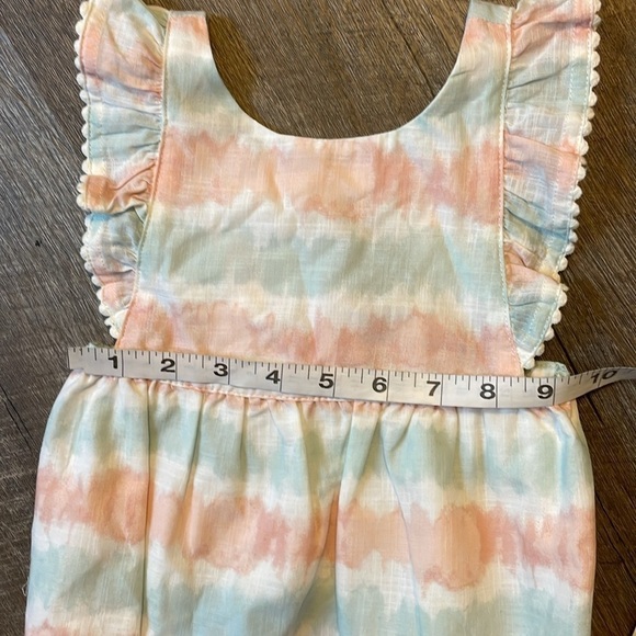 Tommy Bahama Pastel Romper Onesie Overall Tie Dye size 12 months - Picture 11 of 12